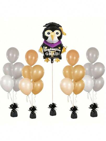 1/2/4pcs Thickened Balloon Weights, Aluminum Foil Balloon Weights, Birthday Party Wedding Desktop Decor Balloon Weights, DIY Helium Balloon Weights, Christmas