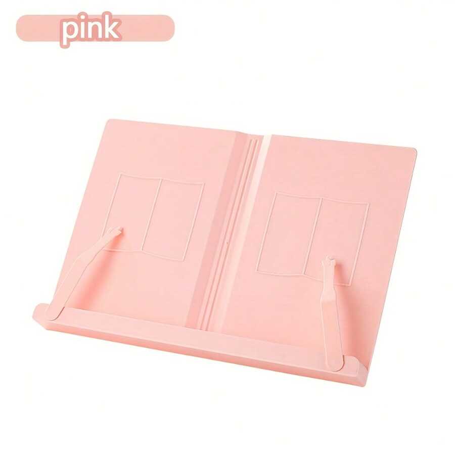 Estantería de lectura multifuncional, soporte de libro con clip de lectura, soporte de lectura, soporte para cuaderno, soporte de escritorio universal, soporte de lectura vertical para estudiantes