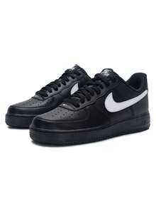 Nike Men's Air Force 1 '07 Low Top Casual Sneakers, Spring 2026 New Arrival FZ0627-010 - Black - View 2