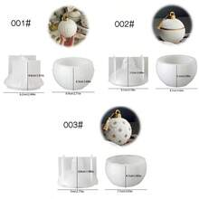 1 Set DIY Resin Molds, Multiple Styles Including Round Storage Box, Decor Figurine Molds With Polka Dots & Stripes, Suitable For Making Epoxy, Gypsum, Candle, Incense, Home Decor, Silicone Molds - Round Stripe Storage Box - View 10