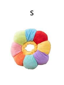 1 Soft Plush Sunflower Pet Recovery Collar, Adjustable Anti-Squirm Cat And Dog Collar, Cute Flower-Shaped Wound Healing Protector, Suitable For Small To Medium-Sized Pets. - Multicolor - View 8