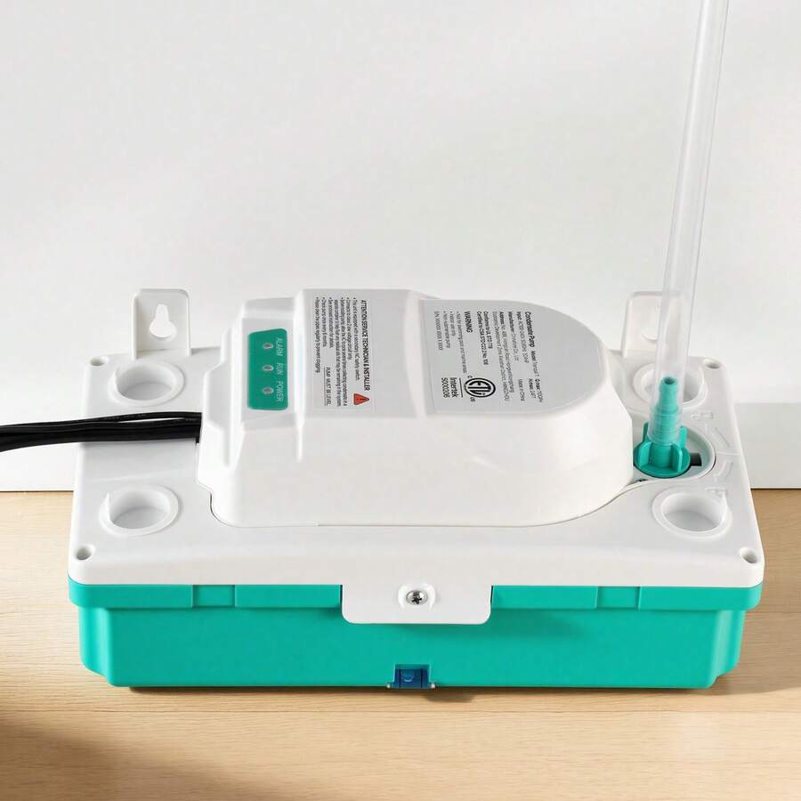 Condensate Pump, 1/24 HP, 110 GPH, 24 Ft Lift, 100-240V Automatic AC Condensation Removal Pump With Safety Switch & 20 Ft Tubing, For Air Conditioner, Dehumidifier, HVAC, Furnace, Ice Maker - Standard Model: 20-30 Ft, >100 GPH - View 1