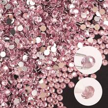 0,2cm/0,3cm/0,4cm/0,5cm Đá Rhinestone Nhựa Acrylic Trang Trí Pha Lê Mặt Sau Phẳng, Đồ Thủ Công Tự Làm, Giày Dép, Phụ Kiện Quần Áo - màu hồng nhạt - Xem 5