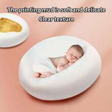 1pc Newborn Hand & Foot Print Clay Craft, DIY Baby Handprint & Footprint Memorial Gift For 100 Days, First Birthday - Multicolor - View 8