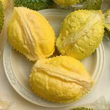 减压玩具，创意逼真半榴莲挤压玩具，不易碎软胶水果挤压玩具，慢回弹减压球，办公室/书房减压玩具，小礼物 - 彩色 - 查看 4