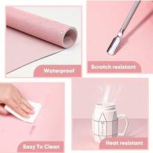 柔软超细纤维美甲桌垫，可作美甲扶手，可折叠美甲枕 - 彩色 - 查看 5