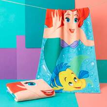 Cerdá Disney Microfiber Towel Princess Boy Girl – Princess Kids Towel With Hood, Soft, Absorbent, Quick Drying - Beach, Pool, Swimming, Bathing, Kids Towel - Option 1 - View 7