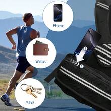 Verstellbare Gewichtsweste für Damen & Herren – Atmungsaktives Neopren, reflektierende Streifen, sichere Taschen für Handy & Schlüssel – Perfekt für Laufen, Fitness, Kraft- & Ausdauertraining - Frau - Übersicht 4