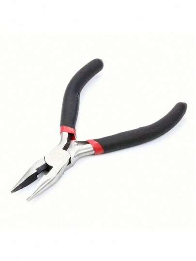 1pc 5-Inch Mini Flat Nose Pliers - Precision DIY Jewelry Making Tool, Suitable For Jewelry Bending, Scissor-Like Action, And Multi-Purpose Handcraft - Ideal For Jewelry Making, Repair, And Hobbyists