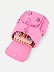 Balabala 2026 My Little Pony Backpack, Cute & Sweet Design, Lightweight & Comfortable, Adjustable Straps, Suitable For School And Outdoor Use - Rose Red - View 3