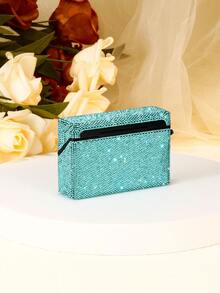 1pc Exclusive Luxury Rhinestone Studded Protective Case For TEREA, Fully Covered With A-Grade Artificial Diamonds For Sparkling Glamorous Effect, Suitable For TEREA, IQOS ILUMA, Best Used In Bright Lighting Environments - Multicolor - View 7