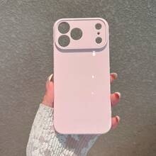 Ốp lưng điện thoại tối giản màu hồng viền hình trái tim, tương thích với iPhone 17 Pro Max/17 Pro/17/16 Pro Max/16 Pro/16/16 Plus/15/15 Pro Max/15 Pro/15 Plus/11/12/13/14 Pro Max/12 Pro/12 Pro Max/13 Pro/13 Pro Max/14 Pro/14 Pro Max/14 Plus, ốp lưng mềm mại bao phủ toàn diện. - Vỏ sò hình trái tim màu hồng - Xem 7