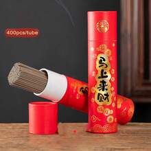 400支/捆 高品质香薰棒 - 多种口味组合装，适合瑜伽、放松、冥想 - 创意小礼品之选 - 完美适用于圣诞节、万圣节、复活节、感恩节 - 无羽毛，木质材质 - 家居香氛及派对装饰 - 馬上來財 - 查看 10