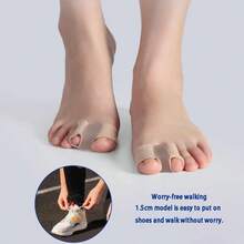 Bunion Reliever – Comfortable & Durable Bunion Support For Walking, Running, Hiking Shoes, Pain Relief For Daily Use,2 Pack Toe Separator - Màu da chữ A - Xem 7