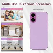 JmfgsbrDummy Fake Phone Model Looks Like The Real Phone Compatible With Phone 16 For Cell Phone Store Display Or Send A Toy Phone 16 For Pink Rainbownudxhy - PinkRainBrowscreen - 查看 8