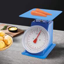 44-Lbs Heavy Duty Portion-Control Mechanical Kitchen Scale, Food Scale Industrial Dial Scale For Accurate Food Measurement And Portion Control (44-Lbs) - 藍色 - 查看 3