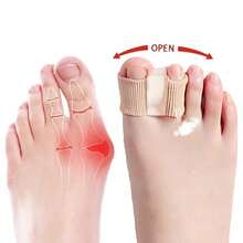 Bunion Reliever – Comfortable & Durable Bunion Support For Walking, Running, Hiking Shoes, Pain Relief For Daily Use,2 Pack Toe Separator - Màu da chữ A - Xem 1