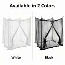 5 buah Tenda Kelambu Anti Nyamuk - Mudah Dipasang di Dalam/Luar Ruangan, Anti Serangga, Tempat Tidur/Berkemah dengan Jaring Bernapas, Pintu Ganda dan Atap Kanopi, Cocok untuk Musim Semi, Musim Panas dan Musim Gugur - Desain Ringan untuk Mendaki dan Penggunaan di Halaman - A - View 5