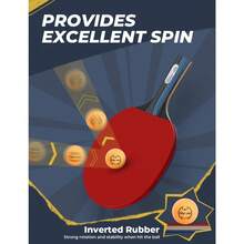 1 Set Ping Pong Paddles Table Tennis Rackets With Balls Storage Case For Indoor Outdoor Game Family Party Sports Activity Accessories - 4 Paddles+8 Balls - View 3