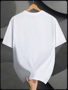200g% Cotton Printed Short-Sleeve-Shirt, Fashion Casual Summer Wearsummer - 白色 - 查看 2