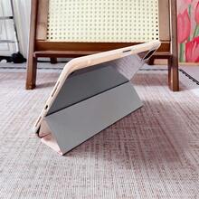 1 Ốp lưng bảo vệ bằng acrylic trong suốt cao cấp in hình ngôi sao màu hồng, có khe cắm bút, chân đế từ tính đa góc và chức năng tự động bật/tắt màn hình, tương thích với iPad Pro/Air, và Pad 5/6/28. - Nhiều màu - Xem 9