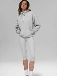 Alo Yoga Accolade Hoodie (Unisex) - 淺灰色 - 查看 4