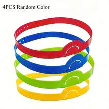 4pcs/8pcs " Who" Adjustable Headbands, With Card Slot Design, Suitable For Family Gatherings, Role-Playing Games And Celebration Events, Plastic Material, Christmas, Halloween, New Year Party Gifts - View 12