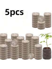 50粒30毫米泥炭丸育苗块，营养丰富的种子种植块，适用于蔬菜幼苗，易于移植的压缩泥炭育苗盆 - A - 查看 12