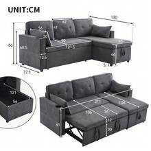 Futons - Grey - View 2
