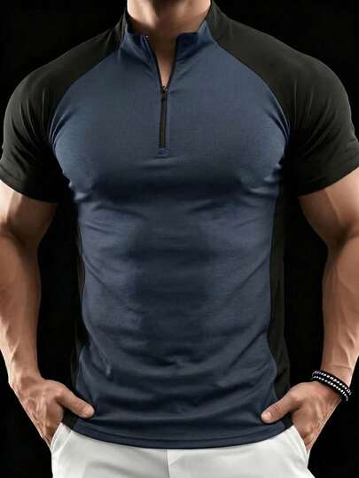Remera Deportiva S.S.J. con cierre