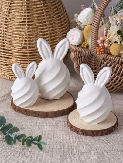 1 khuôn silicon hình thỏ và trứng, khuôn nến, trang trí nhà cửa, phòng ngủ, đám cưới, bàn ăn cho lễ Phục Sinh, khuôn nến thơm thủ công, khuôn xà phòng, khuôn thạch cao epoxy tự làm, quà tặng cho phụ nữ, quà sinh nhật, quà tặng bạn thân, quà tự làm, quà tặng lễ Phục Sinh