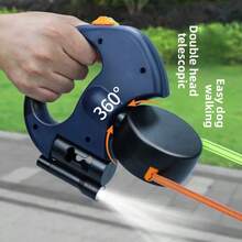 1 To 2 Retractable Dog Leash, Pet Dual-Headed Dog Traction Rope, Small Dog 2-In-1 Walking Leash - Multicolor - View 3