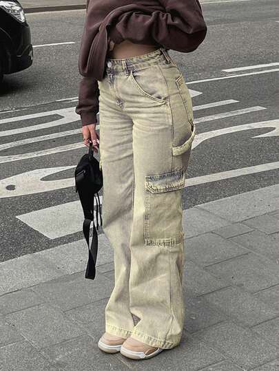 NVFelix Quần jeans nữ ống đứng cạp cao dáng rộng, thanh lịch, phong cách đường phố Y2K, phù hợp cho mùa xuân và mùa hè, mẫu mới 2026.