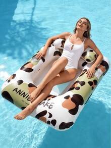 1 Ghế nằm bơm hơi, thiết kế lưng lưới với họa tiết da báo, thích hợp cho hồ bơi, bãi biển, tiệc mùa hè, phao bơm hơi, ghế nghỉ bơm hơi, thiết bị nổi bơm hơi. Bơm hơi cần được mua riêng. - Họa tiết da báo - Xem 7