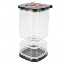 Sealed Plastic Pickle Jar With Removable Strainer And Silicone Gasket, Flip-Top Design, Suitable For Kimchi, Onions, Cocktail Fruits - Multicolor - View 6