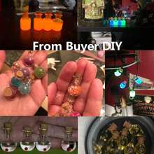 10个/25个随机迷你空瓶，透明许愿瓶，漂流瓶，带软木塞许愿瓶，玻璃瓶吊坠，香水瓶，DIY工艺品，适用于香水、香薰、精油，可作结婚礼物、母亲节礼物、父亲节礼物、毕业季礼物、送给家人、朋友和同学的礼物 - 透明 - 查看 8