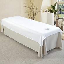 1件防水防油按摩床单 - 可机洗，涤纶材质，美容院理想之选 - 彩色 - 查看 8