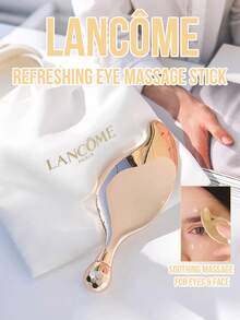 Lancôme 蘭蔻清新眼部按摩棒,緩解浮腫疲勞,抗皺放鬆按摩工具,滋潤美膚禮品,適合眼部、臉部和身體使用 - 香檳色 - 查看 2