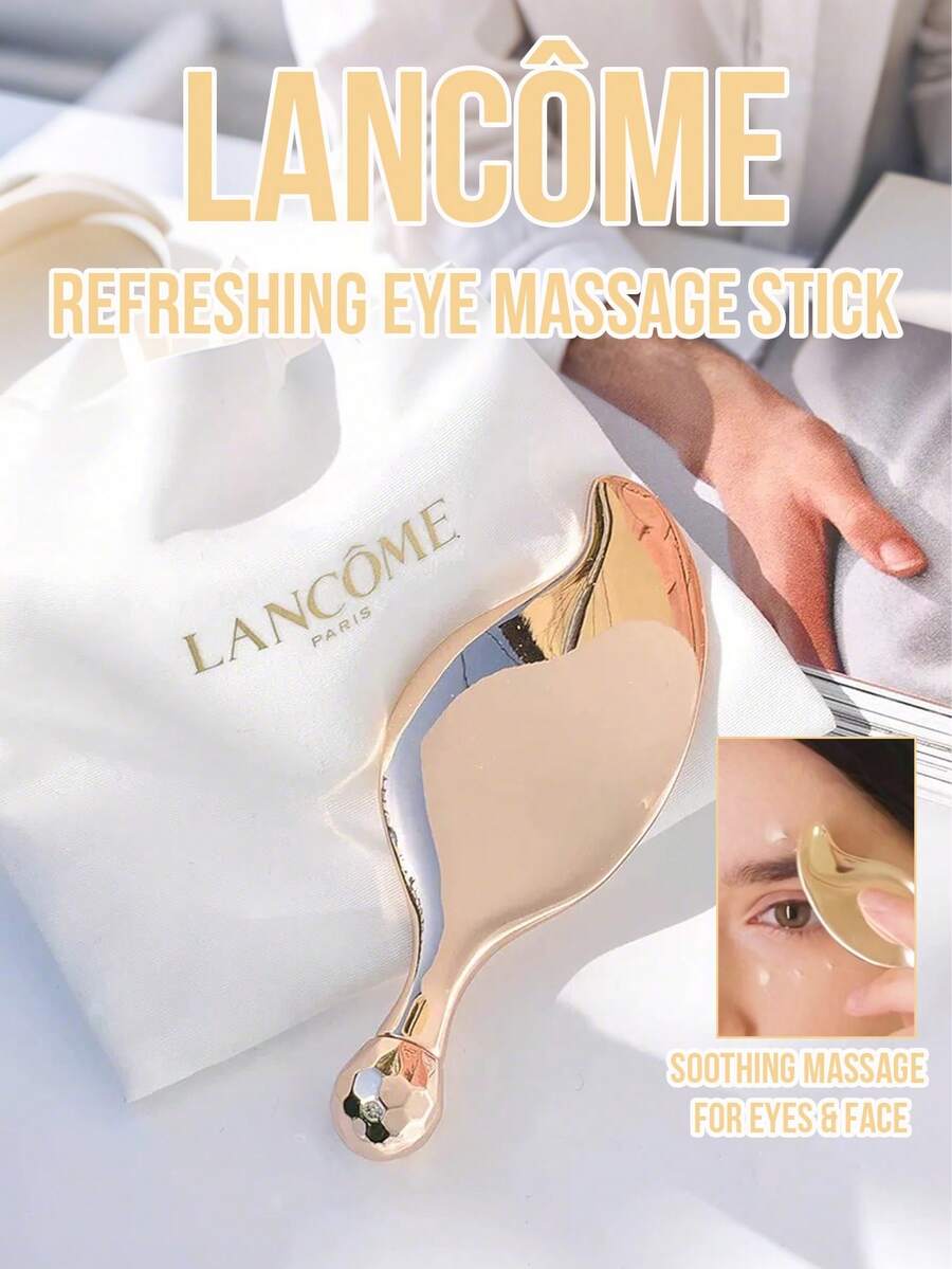 Lancôme 蘭蔻清新眼部按摩棒,緩解浮腫疲勞,抗皺放鬆按摩工具,滋潤美膚禮品,適合眼部、臉部和身體使用