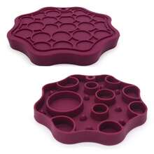 Double-Sided Slow Feeder Dog Bowl, Silicone Anti-Gulping Pet Bowls To Slow Down Eating Speed, Portable And Easy To Clean - Multicolor - View 15