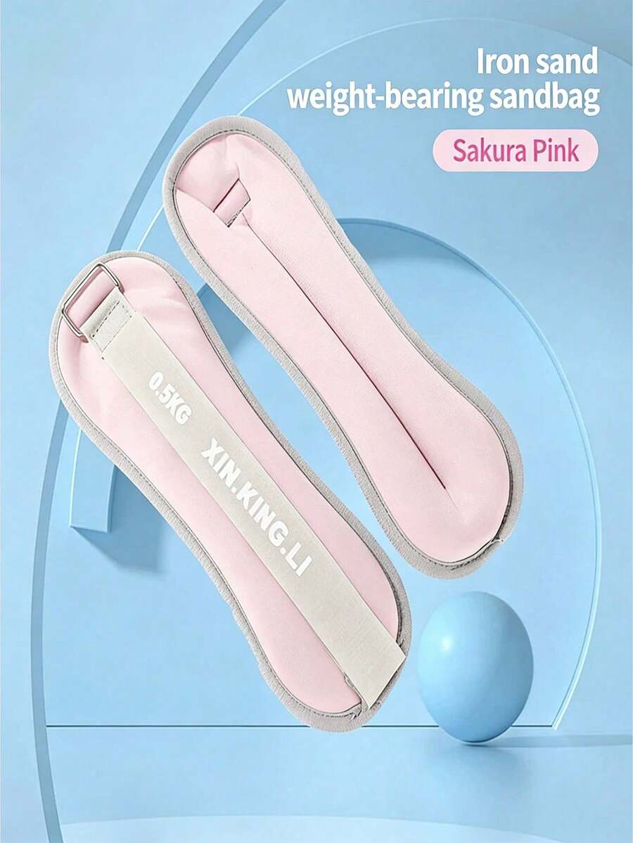 2pcs Weighted Sandbag Leg Strap, Running, Dancing, Student Training, Leg Fitness, Wrist Exercise, Unisex Sandbag - Multicolor - View 1