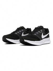 Nike Men's 2026 Spring New Running Shoes RUN SWIFT 3, Cushioned Lightweight Breathable Road Running Shoes DR2695-002 - Black - View 6
