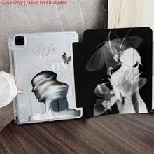 1 "Life Goes On" Black & White Butterfly Print Piece Protective Tablet Case Folio Table Case With Pen Holder Compatible With IPad 10.9/10.2/ Air 5th Gen/Pro11/10th/9.7/Air 2/ (7th Gen)/ (8th Gen)/ Air 4/5/ Pro 11/ 10th Generation 10.9-Inch 2022 Smart Case/ Air 13(M3 2025)/ Air 11(M3 2025)/ Air 11(M3 2025)/ 11(A16 2025)/Compatible With Galaxy Tab S10+/S9/A9,Compatible With Xiaomi5/5PR/6/6PRO/7/7PRO - Multicolor - View 8