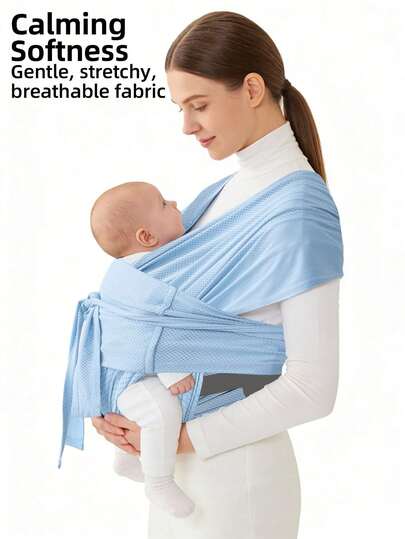 1 chiếc địu em bé - Địu vải - Túi địu em bé có thể điều chỉnh - Địu em bé nhẹ và dễ mang theo - Địu em bé sơ sinh tiện dụng - Rảnh tay - Phù hợp cho trẻ sơ sinh đến 22,7kg, dùng được cho cả nam và nữ.