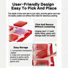 iplay Game Cartridgeinner Storage Tray Compatible With N-Switch/Switch 2 Game Card, 9-Game Card Expansion Slots*2-White (Excluding Shell And Game Card) - View 7