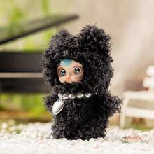 Cute Cat Plush Doll "Meow" Blind Box Mystery Figurine, Handmade Decorative Doll, Random Style, Relaxing Decor For Office Desk, Car, Home Bedroom, Backpack Pendant, Perfect Birthday, Mother's Day, Teacher's Day, Graduation, Back To School Gift For Friends, Family And Couples (Non-Plush) - Multicolor - View 4