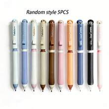 Bộ 5/9 bút bi rút ngẫu nhiên kiểu dáng hình mèo; ruột mực đen 0.5mm; thiết kế rút nhanh khô; viết trơn tru; thích hợp cho học sinh, trường học, văn phòng, ghi chú; dụng cụ viết văn phòng; đồ dùng học tập/quà tặng ngày Valentine - Trò chơi trốn tìm với bút - Xem 14