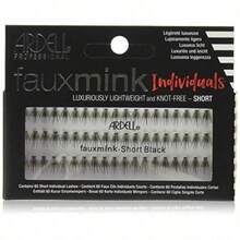 Faux mink individuals false lashes short black - Negro - Ver 1