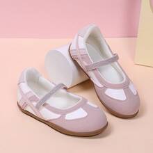 1双春秋新款玛丽珍鞋，透气轻便系带平底鞋 - 粉色 - 查看 8