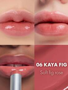 Rom&Nd Jelly Lasting Tint In Kaya Figue，含滋養糖漿配方與鮮豔色素，打造亮澤玻璃感妝效與豐潤效果，不黏膩質地，長效保濕 - kaya fig 06 - 查看 4